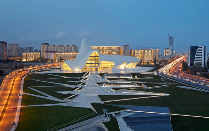 Heydar Aliyev Centre . Zaha Hadid . Baku . Azerbaijan