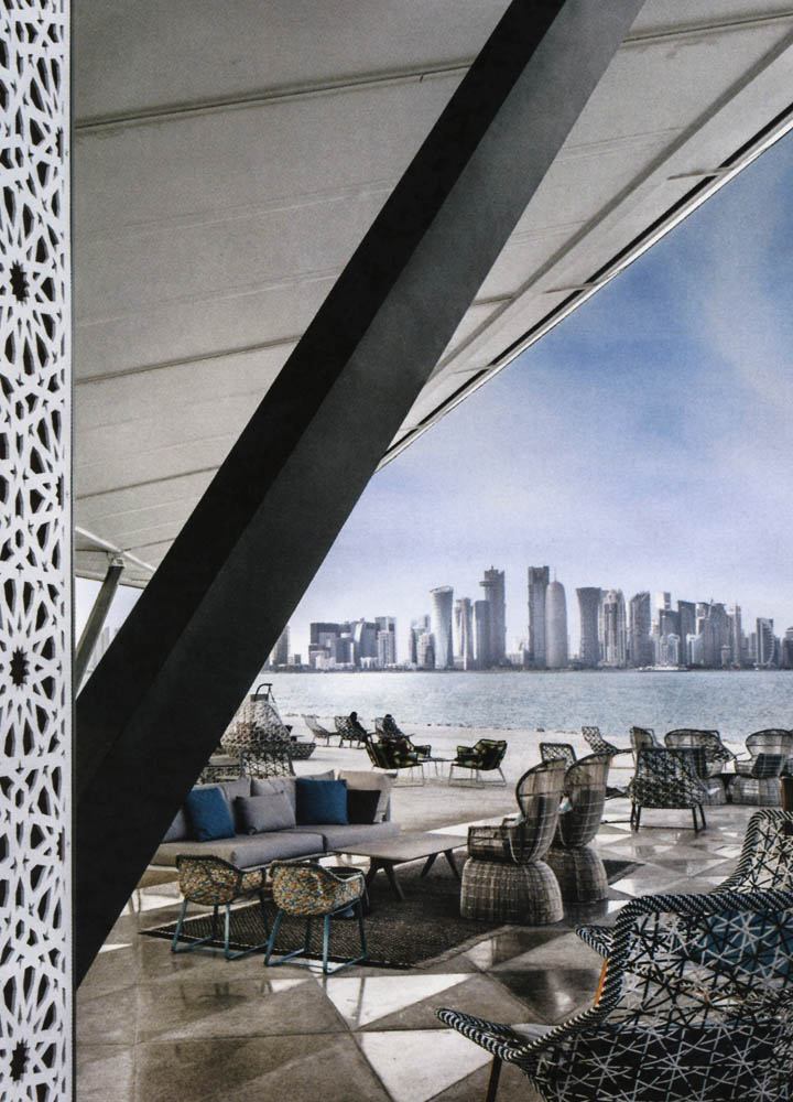 Idam restaurant . Qatar . Alain Ducasse . Philippe Starck